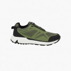 Buty Trekkingowe Niskie Wędrówki Mężczyzna Lofoten Wąski Krój. Zielone trekkingi męskie SWEDEMOUNT, bez zapięcia. Za 259.99 zł.