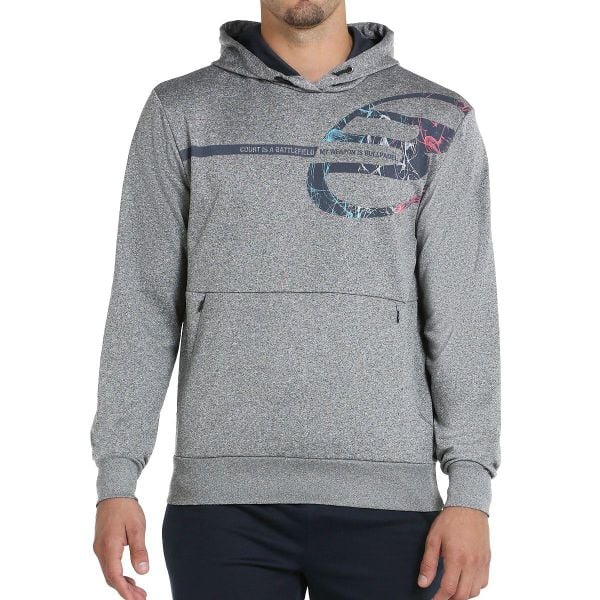 Sweatshirt Bullpadel Baiona. Szare bluzy męskie bullpadel, bez wzorów, sportowe, bez ramiączek, bez kaptura. W wyprzedaży za 187.75 zł.