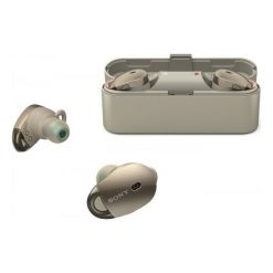 SONY słuchawki bezprzewodowe WF-1000X, złoty. Żółte słuchawki bezprzewodowe SONY. W wyprzedaży za 858.00 zł.