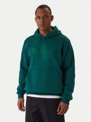 Adidas Bluza Monogram Infill KD0403 Zielony Regular Fit. Zielone bluzy męskie Adidas, m, bez wzorów, z bawełny, bez ramiączek, bez kaptura. Za 399.99 zł.