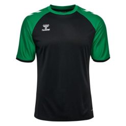 Koszulka Hummel League. Czarne bluzki damskie Hummel, bez wzorów, eleganckie, bez kołnierzyka, bez ramiączek. Za 147.00 zł.