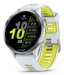 Zegarek sportowy Garmin Forerunner 970 Whitestone/Amp Yellow. Żółte zegarki sportowe Garmin, bez wzorów. Za 3,544.99 zł.
