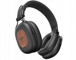 Słuchawki Marley | Positive Vibration Rebel | Bluetooth | ANC | Signature Czarny (EM-JH152-SB). Czarne słuchawki bezprzewodowe MARLEY. Za 398.30 zł.