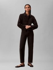 Calvin Klein Jeans jeansy dla mam - Barrel Kobiety Bawełna czarny, 25-30. Czarne jeansy damskie Calvin Klein Jeans, bez wzorów, z bawełny. Za 229.95 zł.