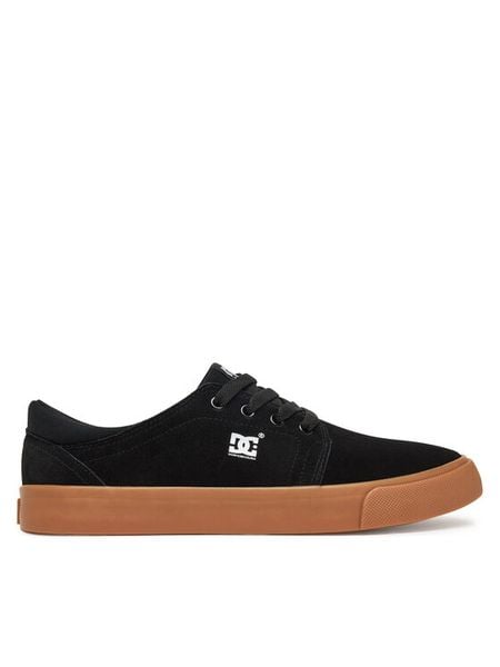 DC Shoes Tenisówki SS25-3C015 Czarny. Czarne trampki męskie DC Shoes, bez wzorów, z nubiku, bez zapięcia. Za 159.99 zł.