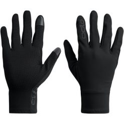 Rękawice Odlo Gloves full finger MULTISPORT LIGHT. Czarne rękawiczki damskie ODLO, bez wzorów. Za 145.94 zł.