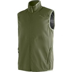 Kurtka puchowa bez rękawów Maier Sports Brims. Zielone kurtki męskie Maier Sports, bez wzorów, z materiału, bez kaptura, trekkingowe. Za 515.50 zł.