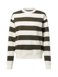 Marie Lund Bluza Kobiety Bawełna zielony|biały, L. Białe bluzy damskie Marie Lund, l, bez wzorów, z bawełny, bez ramiączek, bez kaptura. Za 139.95 zł.