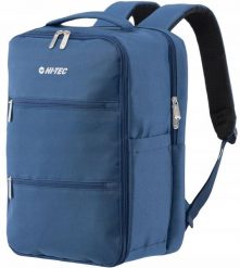 Plecak podróżny Hi-Tec GLOBETREK niebieski 20L. Niebieskie plecaki męskie Hi-tec, bez wzorów, z bawełny, biznesowe. Za 184.71 zł.