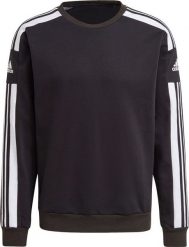 Adidas Bluza męska adidas Squadra 21 Sweat Top czarna GT6638. Czarne bluzy męskie Adidas, m, bez wzorów, bez ramiączek, bez kaptura. Za 170.83 zł.