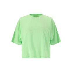 Koszulka damska Athlecia Reynolds. Zielone bluzki damskie Athlecia, bez wzorów, sportowe, bez kołnierzyka, bez ramiączek. Za 116.50 zł.