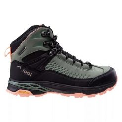 Buty Elbrus Engen Mid Wp Gr W 92800555459 zielone. Zielone obuwie trekkingowe damskie z gumy, bez zapięcia. Za 700.13 zł.