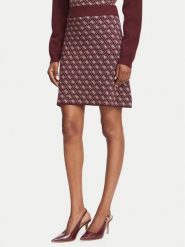 Guess Spódnica mini W5BD81 Z3JD2 Bordowy Slim Fit. Czerwone spódnice damskie Guess, xxl, z aplikacjami, z syntetyku, mini. Za 294.99 zł.