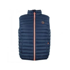 Cienka kurtka puchowa bez rękawów Peak Mountain. Niebieskie kurtki męskie Peak Mountain, bez wzorów, z puchu, eleganckie, bez kaptura. W wyprzedaży za 270.00 zł.