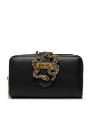 Just Cavalli Portfel 80RA5PA4 ZSA89 Czarny. Czarne portfele damskie Just Cavalli, ze skóry. Za 303.99 zł.