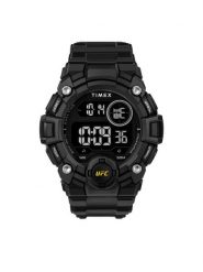 Timex Zegarek UFC Rematch TW5M53200 Czarny. Czarne, cyfrowe zegarki męskie Timex, bez wzorów. Za 229.99 zł.