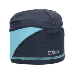 Czapka damska turystyczna CMP 6505706. Niebieskie czapki damskie CMP, na zimę, bez wzorów, z tkaniny, sportowe. Za 105.00 zł.