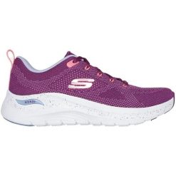 Buty sportowe damskie Skechers Arch Fit 2.0 fast Pa. Fioletowe obuwie sportowe damskie Skechers, bez wzorów, bez zapięcia. Za 490.00 zł.