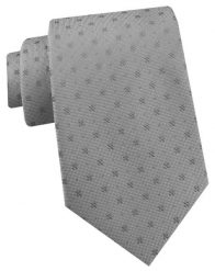 Krawat Męski - Angelo di Monti - Popielaty w Popielate Groszki. Szare krawaty i muchy Angelo di Monti, bez wzorów, z tkaniny, eleganckie. Za 45.00 zł.