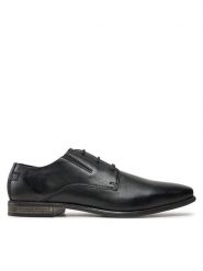 Bugatti Półbuty 315-96009-4000-1000 Czarny. Czarne buty wizytowe męskie Bugatti, bez wzorów, ze skóry, bez obcasa, bez zapięcia. Za 219.99 zł.