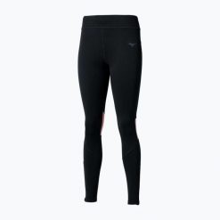 Legginsy do biegania damskie Mizuno Active Warmalite Long. Czarne legginsy damskie Mizuno, bez wzorów. Za 159.99 zł.
