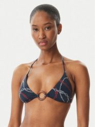 Tommy Hilfiger Góra od bikini UW0UW06393 Granatowy. Niebieskie bikini Tommy Hilfiger, bez wzorów, z syntetyku. Za 249.99 zł.