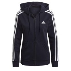 Bluza damska adidas Essentials French. Białe bluzy damskie Adidas, xs, bez wzorów, sportowe, bez ramiączek, z kapturem. Za 204.00 zł.