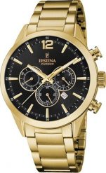 Zegarek Festina Zegarek męski Festina F20633-3 złoty. Żółte zegarki męskie Festina, bez wzorów, złote. Za 738.00 zł.