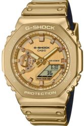 Zegarek sportowy Casio G-Shock Zegarek męski koperta stalowa 49 mm (GM-2100YMG-9A9DR). Szare zegarki męskie Casio, bez wzorów, ze stali. Za 1,304.99 zł.