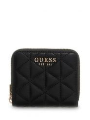 Guess Portfel Paisleigh Slg SWQG98 83137 Czarny. Czarne portfele damskie Guess, ze skóry. Za 219.99 zł.