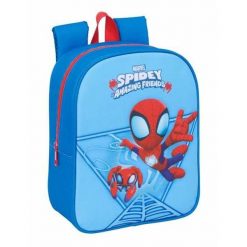 Plecak szkolny SPIDEY AND HIS AMAZING FRIENDS Niebieski. Niebieskie plecaki męskie SPIDEY AND HIS AMAZING FRIENDS, bez wzorów, biznesowe. Za 55.90 zł.