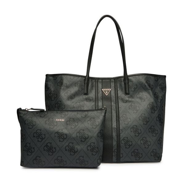 Torebka Guess. Szare shopperki damskie Guess, z aplikacjami, bez dodatków. Za 388.99 zł.