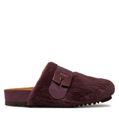 Klapki Scholl. Fioletowe klapki damskie Scholl, bez wzorów, bez obcasa, bez zapięcia. Za 319.99 zł.