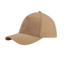Czapka z daszkiem 4F. Brązowe czapki damskie 4F, bez wzorów, z bawełny, klasyczne. Za 66.99 zł.