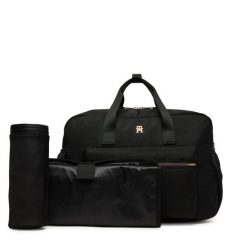 Torba Tommy Hilfiger. Czarne torby podróżne damskie Tommy Hilfiger, bez wzorów. Za 669.99 zł.