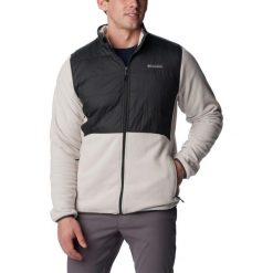 Polarowy sweter męski Columbia Basin Butte Fleece Full Zip. Brązowe swetry męskie Columbia, na zimę, m, bez wzorów, z polaru, sportowe, bez kołnierzyka, bez ramiączek. Za 459.00 zł.