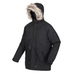 Kurtka uniwersalna męska Regatta Winterparka Salinger Iii. Czarne kurtki męskie Regatta, m, bez wzorów, z syntetyku, klasyczne, z kapturem. Za 382.00 zł.