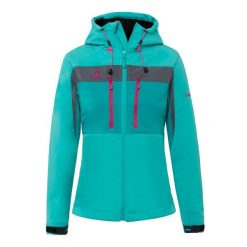 Kobieta trekking kurtka typu softshell izas Inatye. Czerwone kurtki sportowe damskie IZAS, m, bez wzorów, z softshellu, bez ramiączek, bez kaptura, trekkingowe. Za 486.91 zł.