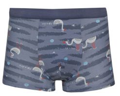 Bokserki Obcisłe, Niebieskie z Łabędziem, Bawełniane, Majtki z Elastanem -ALTIES. Niebieskie bokserki męskie Alties, bez wzorów, z bawełny. Za 35.00 zł.