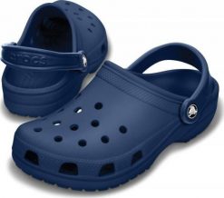 Crocs klapki damskie Classic granatowe r. 45-46 (10001). Klapki damskie Crocs, bez wzorów, sportowe, bez obcasa, bez zapięcia. Za 198.61 zł.