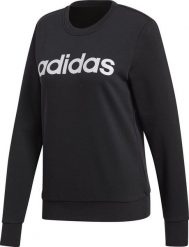 Adidas Bluza damska adidas W Essentials Linear Sweat czarna DP2363 2XS. Czarne bluzy damskie Adidas, xs, bez wzorów, bez ramiączek, bez kaptura. Za 131.00 zł.