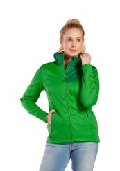 Kurtka damska Erima Softshell Performance. Zielone kurtki sportowe damskie Erima, m, bez wzorów, z materiału, bez ramiączek, z kapturem, trekkingowe. Za 240.85 zł.