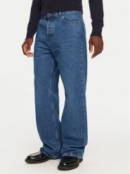AMI Paris Jeansy HTR450.DE0031 Granatowy Large Fit. Niebieskie jeansy męskie AMI PARIS, z bawełny. Za 849.99 zł.
