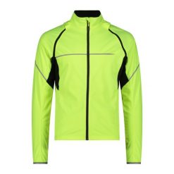 Kurtka CMP. Czerwone kurtki sportowe męskie CMP, l, bez wzorów, z materiału, z kapturem, do biegania. Za 442.75 zł.
