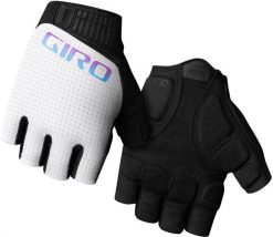 Rękawiczki damskie GIRO TESSA II GEL krótki palec white roz. S (obwód dłoni 155-169 mm / dł. dłoni 160-169 mm) (NEW 2025). Białe rękawiczki damskie Giro, bez wzorów. Za 129.65 zł.