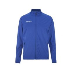 Wodoodporna kurtka zapinana na zamek błyskawiczny Craft Evolve 2.0. Niebieskie kurtki męskie Craft, s, z aplikacjami, z materiału, eleganckie, bez kaptura. Za 279.30 zł.
