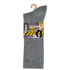 Zestaw 2 par skarpetek do kostek DIM Outdoor. Czarne skarpety męskie DIM, bez wzorów, z bawełny. Za 84.00 zł.