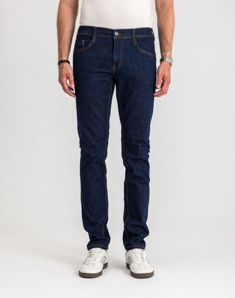 Męskie Spodnie Jeansowe Mustang Style Oregon Tapered Denim Blue 1017123 5000 901. Niebieskie jeansy męskie Mustang, z denimu. Za 199.99 zł.