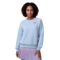 Damska bluza do gry w padla Padel Siroko Chiquita-W Light Blue. Niebieskie bluzy damskie SIROKO, s, bez wzorów, z materiału, bez ramiączek, bez kaptura. Za 217.00 zł.