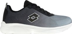 Lotto Buty Lotto Relazio czarno-szare 2401520U 1116 42. Czarne buty sportowe męskie Lotto, bez wzorów, bez zapięcia. Za 160.91 zł.